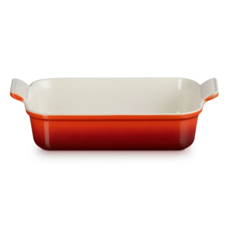 Bakeware LE CREUSET Rectangular Heritage Stoneware 26x19cm / 2.4L orange