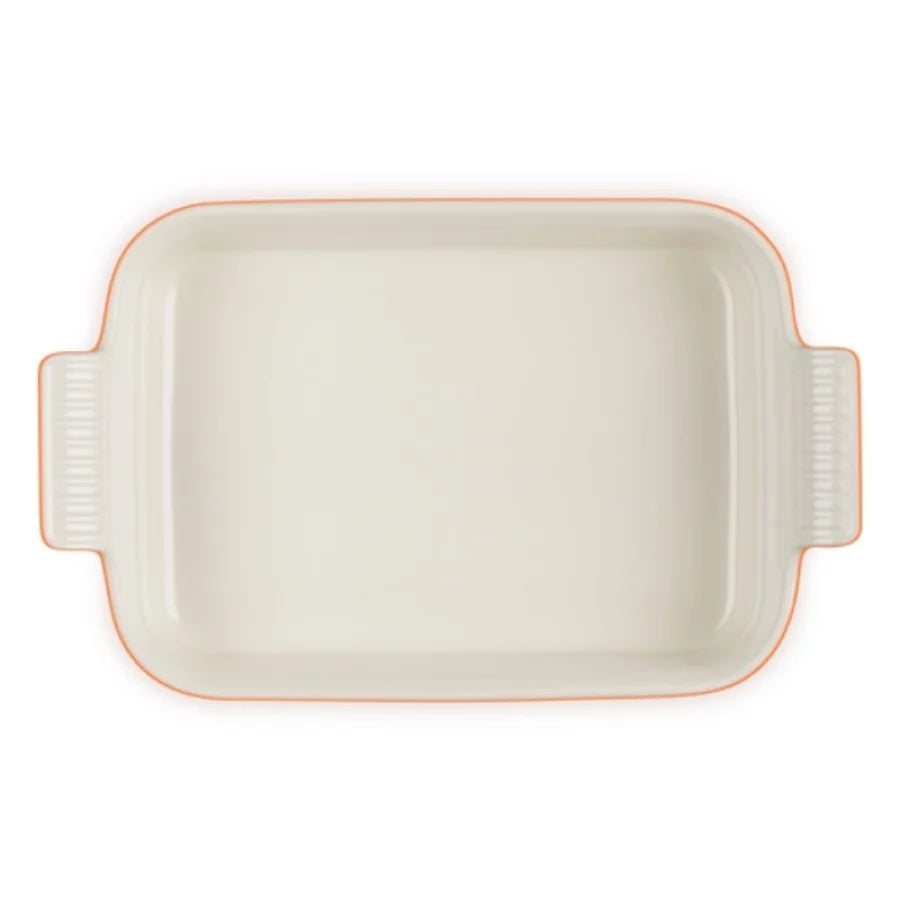 Bakeware LE CREUSET Rectangular Heritage Stoneware 26x19cm / 2.4L orange