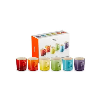 Set LE CREUSET Set of 6 stoneware 200ml in different colors