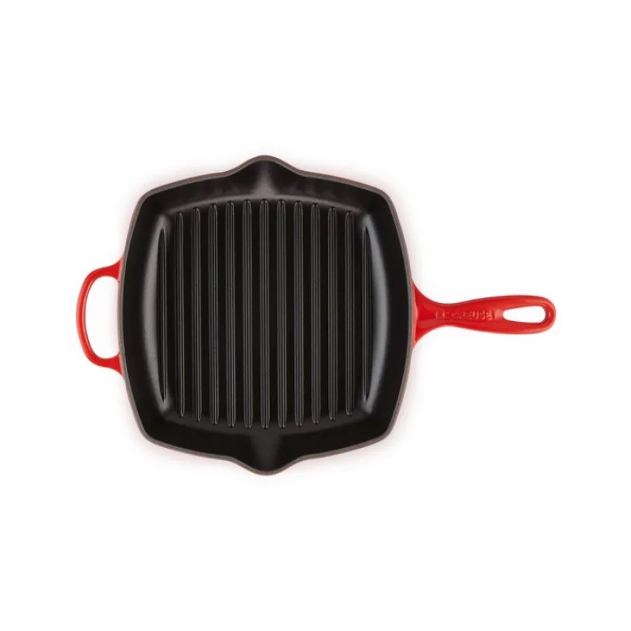 Grillpanna LE CREUSET Cast iron grill pan square 26x26cm red