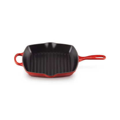 Grillpanna LE CREUSET Cast iron grill pan square 26x26cm red