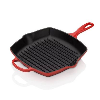 Grillpanna LE CREUSET Cast iron grill pan square 26x26cm red