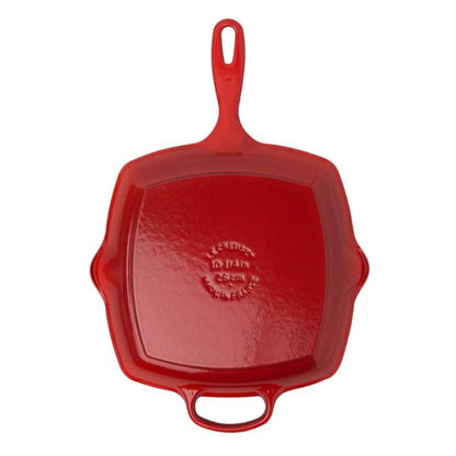 Grillpanna LE CREUSET Cast iron grill pan square 26x26cm red