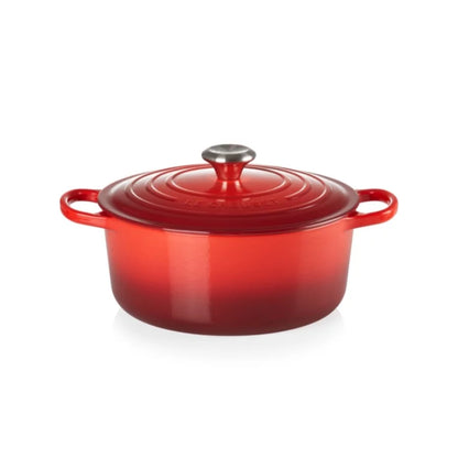 Katls LE CREUSET Cast iron pot round Ø24cm / 4,2L red