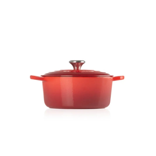 Кастрюля LE CREUSET Чугунная кастрюля круглая Ø24см / 4,2л красная