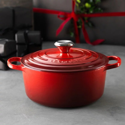 Pot LE CREUSET Cast iron pot round Ø24cm / 4.2L red