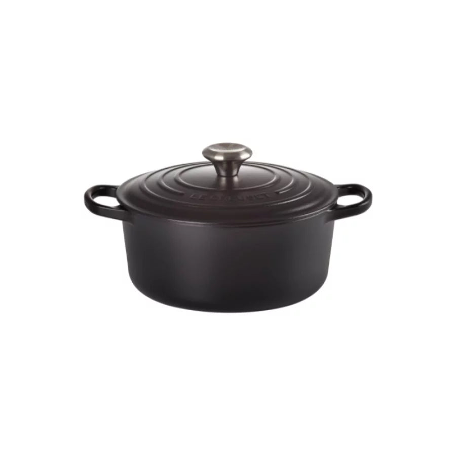 Kettle LE CREUSET Cast iron kettle round Ø24cm / 4.2L mat black