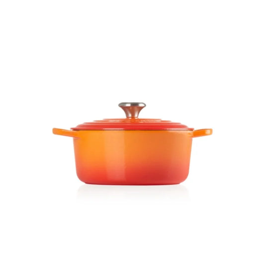 Кастрюля LE CREUSET Кастрюля чугунная круглая Ø24см / 4,2л оранжевый