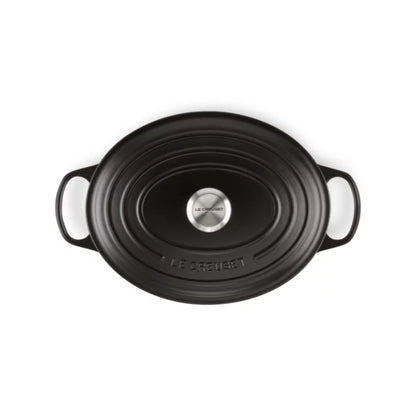 Pot LE CREUSET Cast iron pot oval 31cm / 6.3L mat black