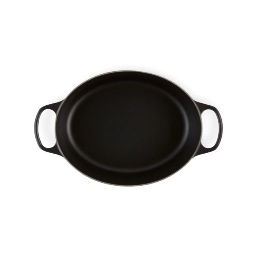 Katls LE CREUSET Cast iron pot oval 31cm / 6,3L mat black