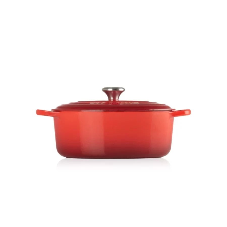 Кастрюля LE CREUSET Чугунная кастрюля овальная 31см/6,3л красная