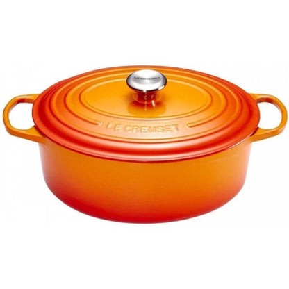 Кастрюля LE CREUSET Чугунная кастрюля овальная 31см/6,3л оранжевый