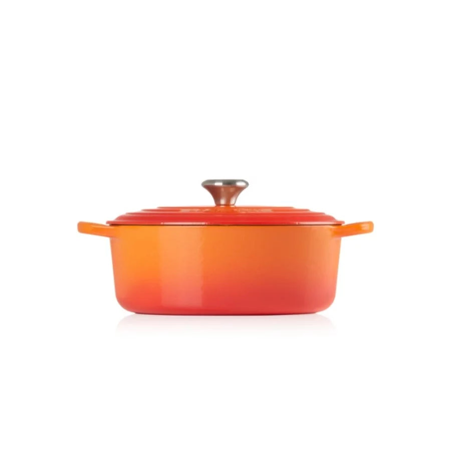 Кастрюля LE CREUSET Чугунная кастрюля овальная 31см/6,3л оранжевый