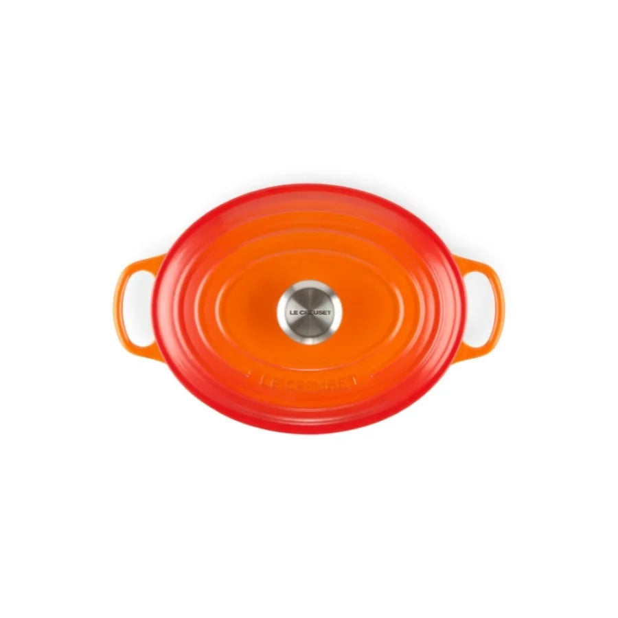 Katls LE CREUSET Cast iron pot oval 31cm / 6,3L orange