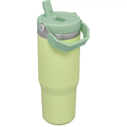 Thermal mug with straw STANLEY The IceFlow Flip Straw Tumbler 0.89L light green