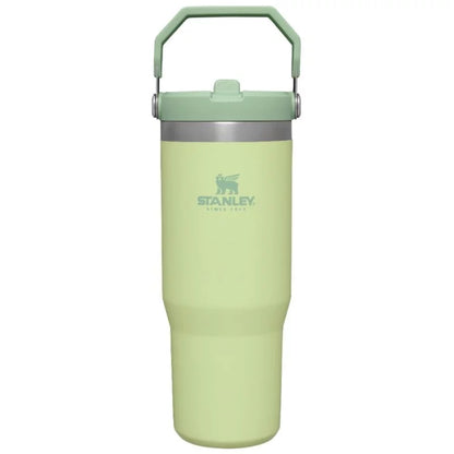 Termokrūze ar salmiņu STANLEY The IceFlow Flip Straw Tumbler 0,89L gaiši zaļa