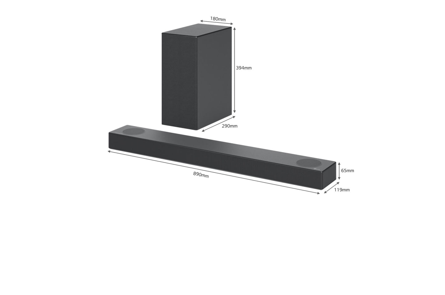 TV Soundbar LG S75Q.DEUSLLK 