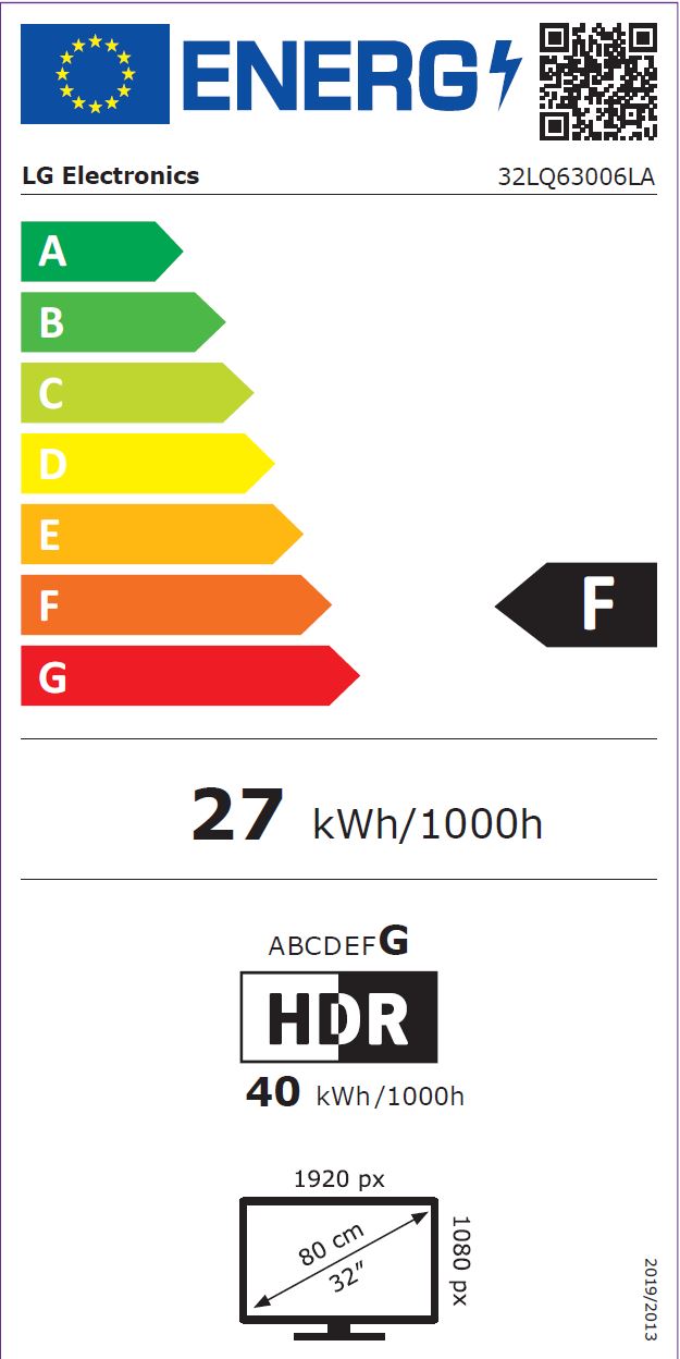 TV LED LG 32LQ63006LA