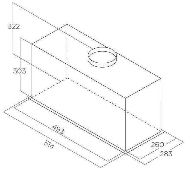 Built-in hood ELICA LANE IX/A/52