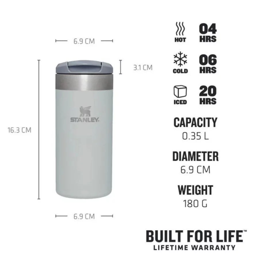 Thermal mug STANLEY The AeroLight TransitMug 0.35L light gray