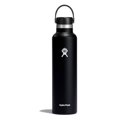 Thermal bottle HYDRO FLASK 24 OZ STANDARD MOUTH WITH STANDARD FLEX CAP, Black S24SX001