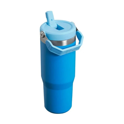 Thermal mug with straw STANLEY The IceFlowFlip Straw Tumbler 0.89L blue