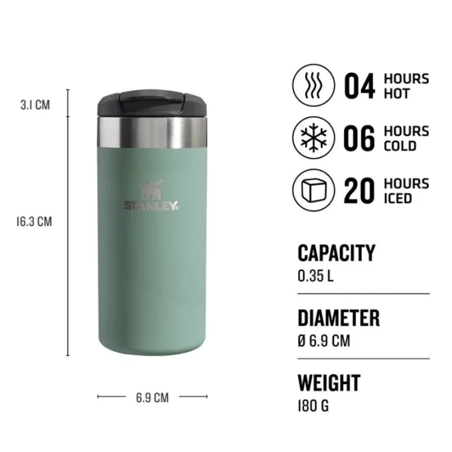 Thermal mug STANLEY The AeroLight TransitMug 0.35L blue-grey