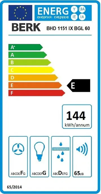 Built-in cooker hood BERK BHD 1151 IX BGL 60 19104964