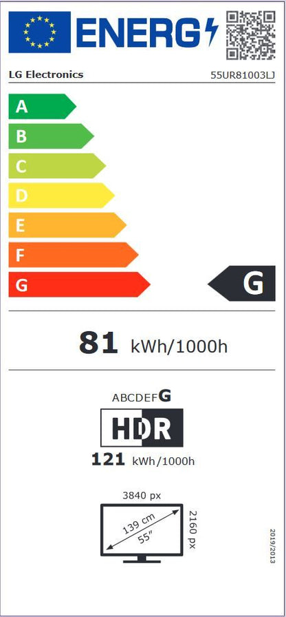 Телевизор UHD LG 55UR81003LJ