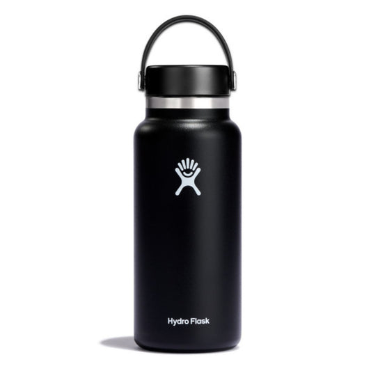 Thermal mug HYDRO FLASK 32 OZ WIDE MOUTH WITH FLEX CAP, Black