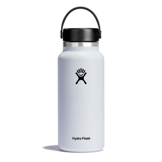 Thermal mug HYDRO FLASK 32 OZ WIDE MOUTH WITH FLEX CAP, White