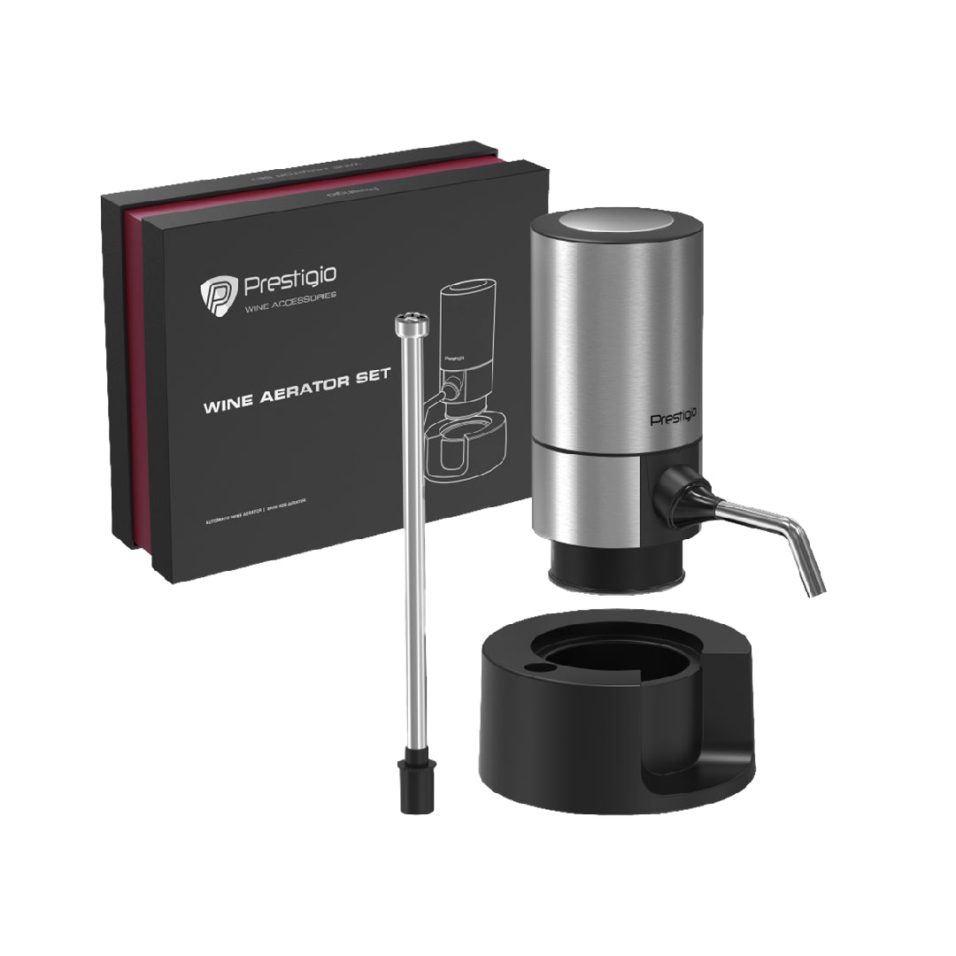 Korķis Prestigio Wine Aerator Set PRESTIGIO PWA104ASB