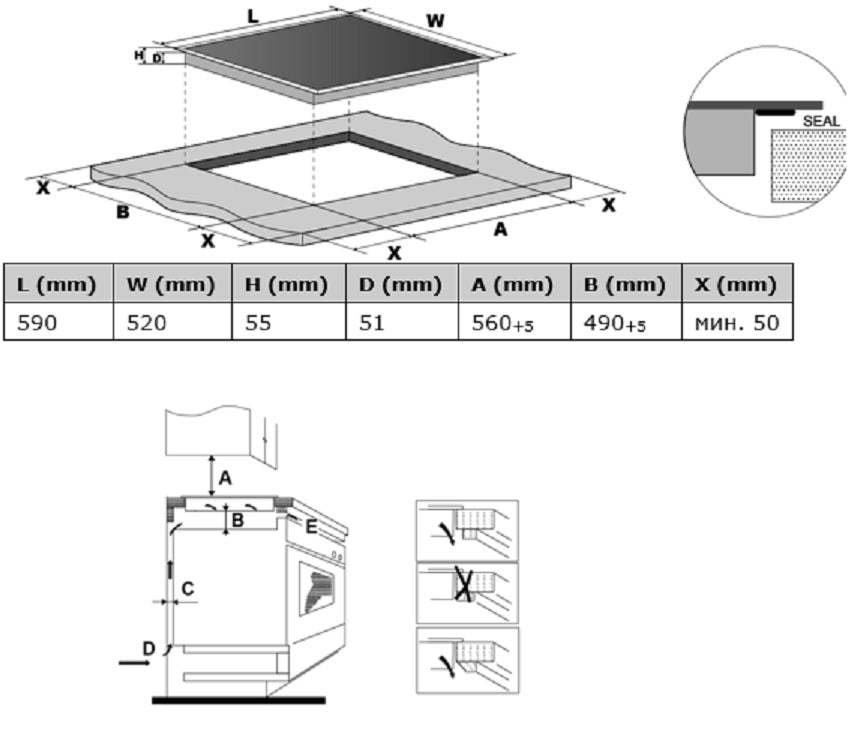 Built-in induction hob BERK BHI-6200S/YK