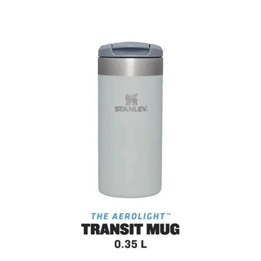 Termokrūze STANLEY The AeroLight TransitMug 0,35L gaiši pelēka