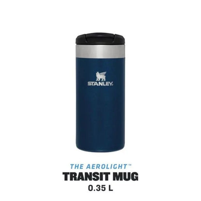 Термокружка STANLEY The AeroLight TransitMug 0,35л синяя