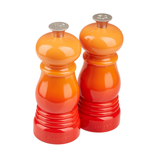 Sāls un piparu dzirnaviņas LE CREUSET Salt & Pepper Set  11 cm orange 02016562