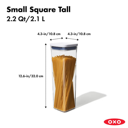 Контейнер для хранения продуктов OXO POP Small Square Tall - 2,1 л 11233800