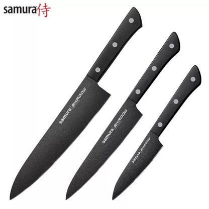 Nažu komplekts SAMURA SHADOW Set of 3 kitchen knives SH-0220