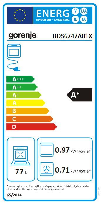 Built-in oven GORENJE BOS6747A01X 201083981