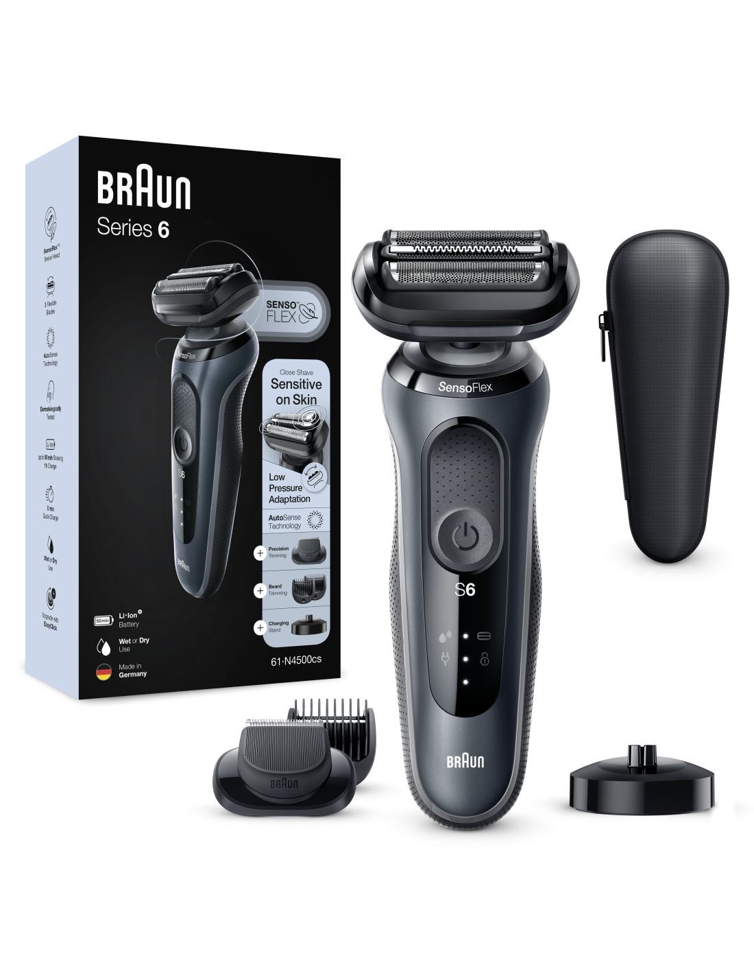 Shaver BRAUN 61-N4500cs Black