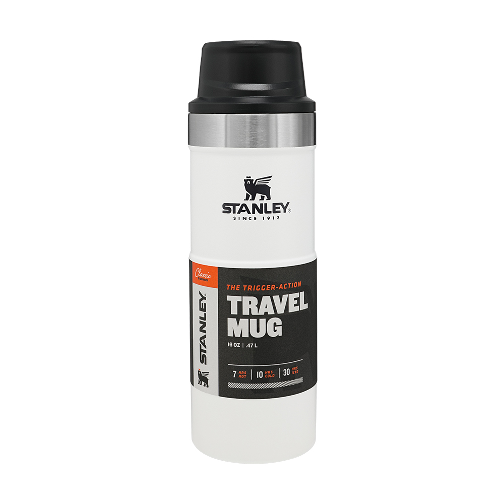 Thermal mug STANLEY The Trigger-Action 0.47L white