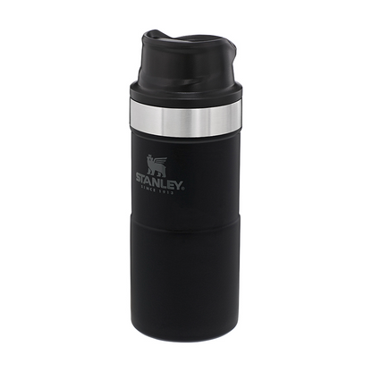 Thermal mug STANLEY The Trigger-Action 0.35L matte black