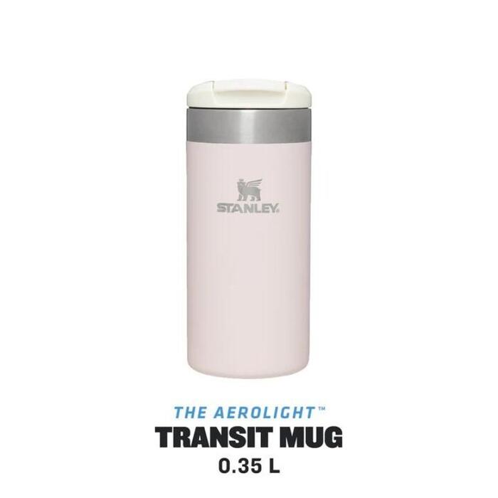 The AeroLight TransitMug 0,35L gaiši rozā