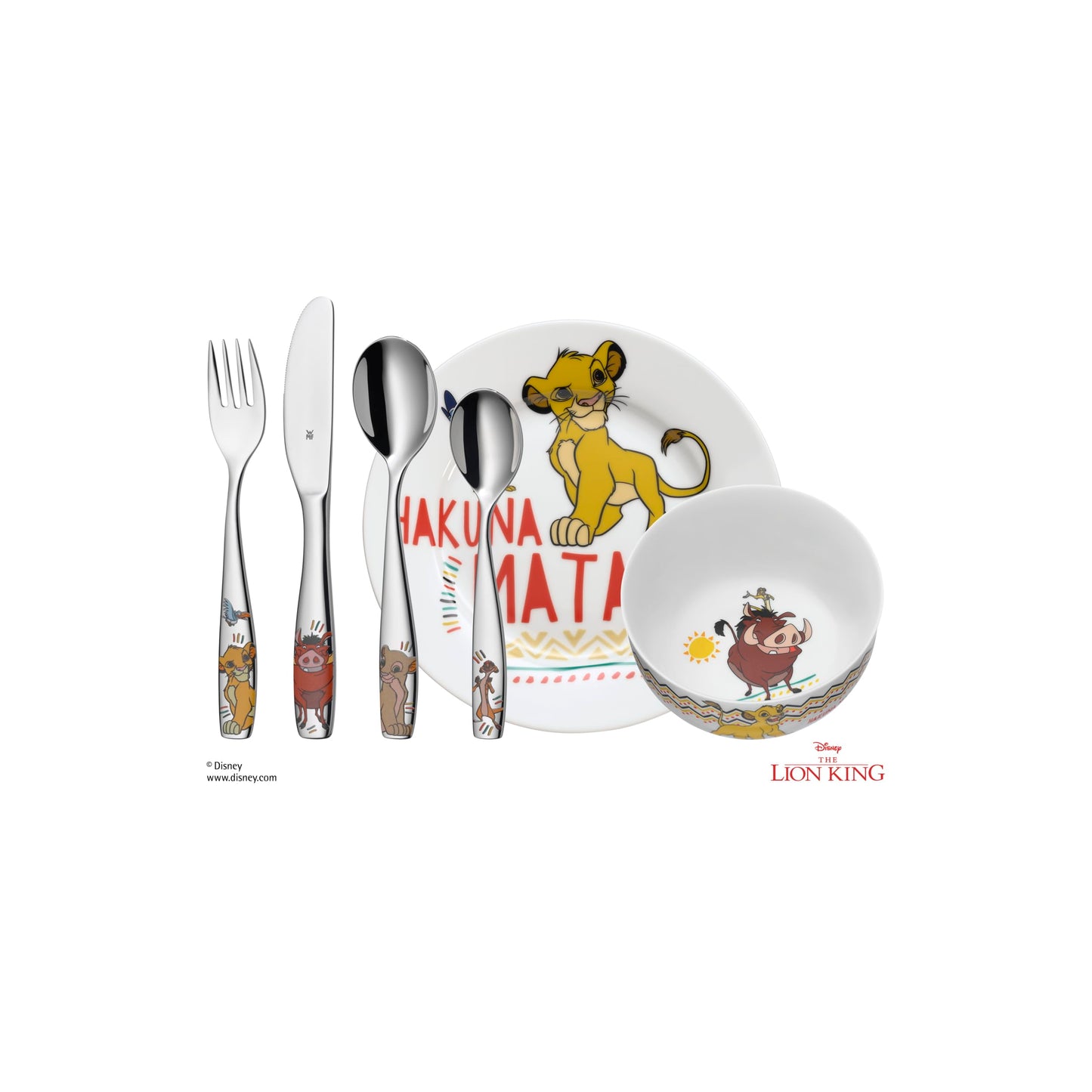 Children's tableware set WMF Lion King 6-piece