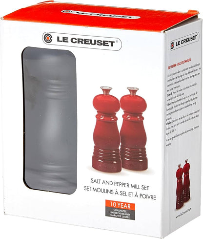 Sāls un piparu dzirnaviņas LE CREUSET Salt & Pepper Set  11 cm orange 02016562