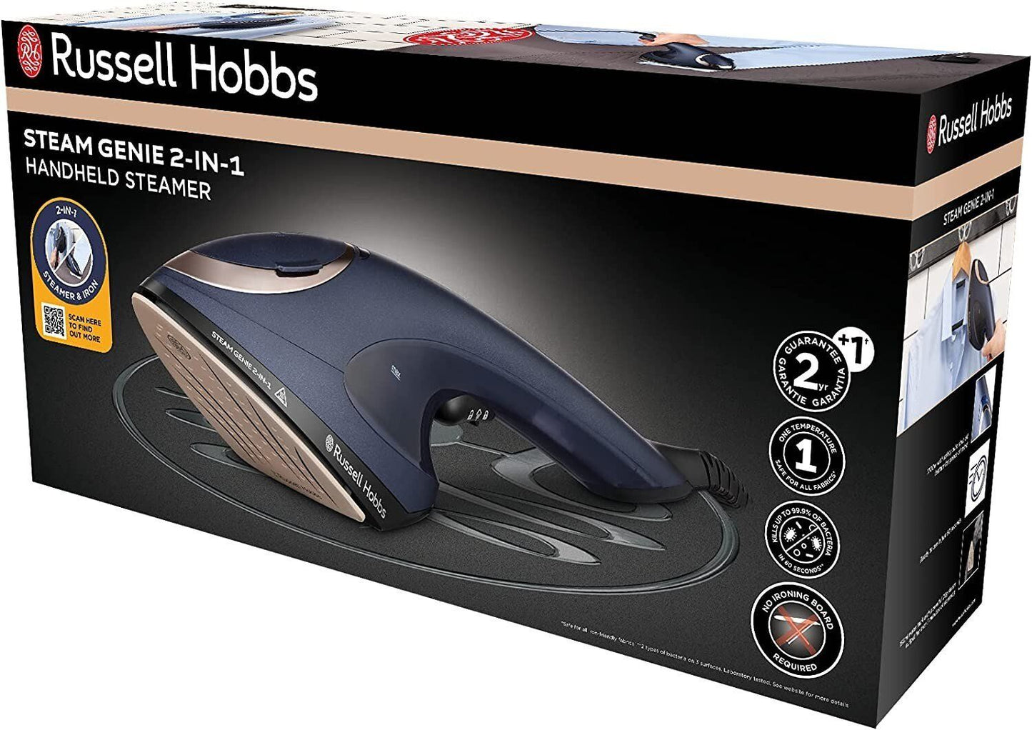 Отпариватель для одежды RUSSELL HOBBS 28370-56 Ручной паровой 2в1