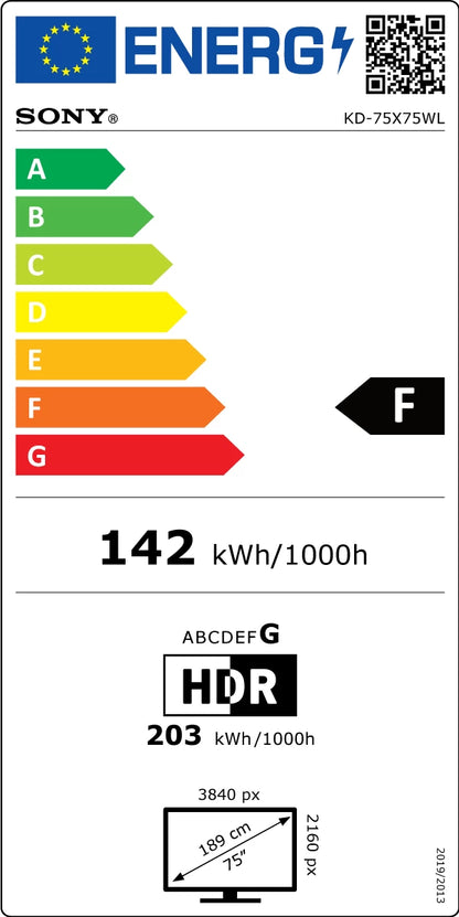 TV UHD LED SONY KD-75X75WL