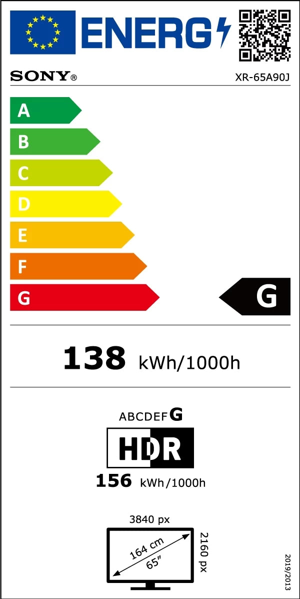 TV OLED SONY XR-65A90J