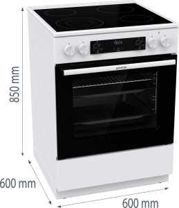 Electric stove GORENJE GECS6C70WC