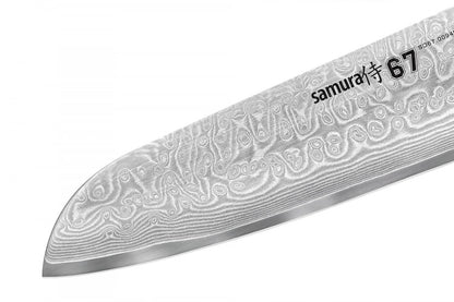 Kitchen knife SAMURA DAMASCUS 67 Santoku 7.0"/175 mm, 67 layers.